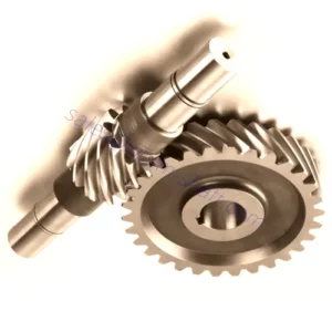 Stainless Steel Turning Parts Worm Gear Shaft