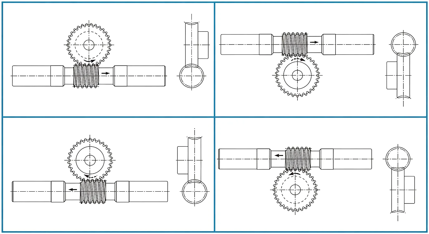 Duplex Worms Gear technical specificatiom