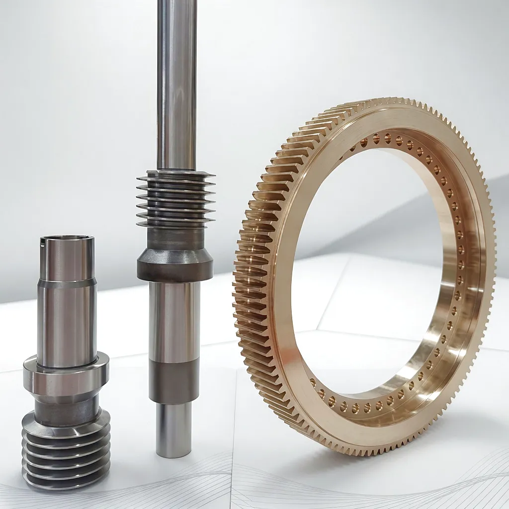 Worm Gear Shaft for Roller Conveyor Systems: The Complete Engineering Guide 2 Worm gear shaft material quality