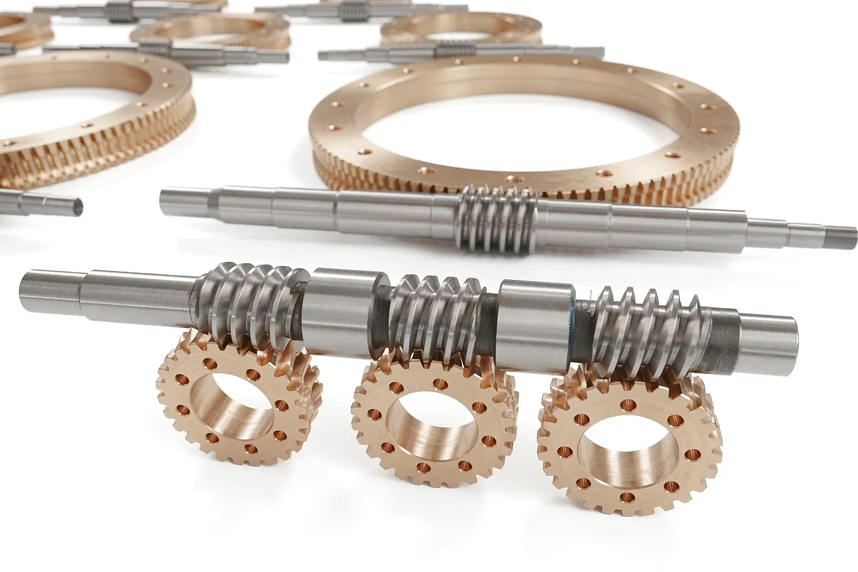 Worm Gear Shaft for Roller Conveyor Systems: The Complete Engineering Guide 9 Worm shaft precision machined