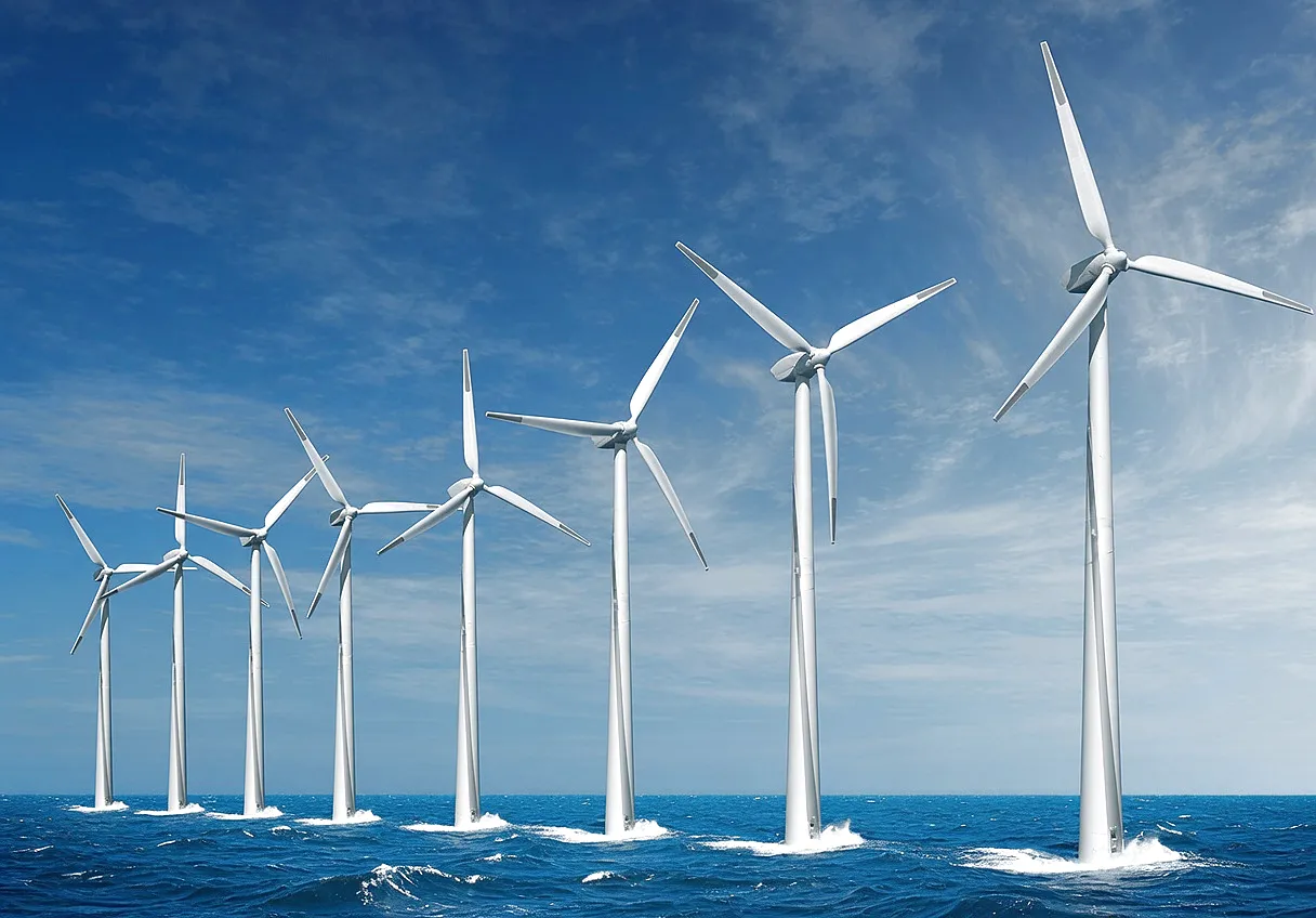 Wind turbine worm gear shaft application