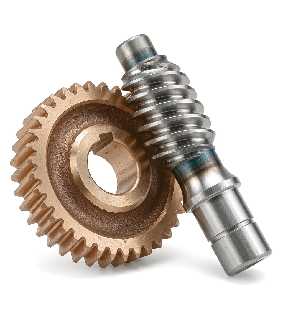 Worm gear shaft assembly